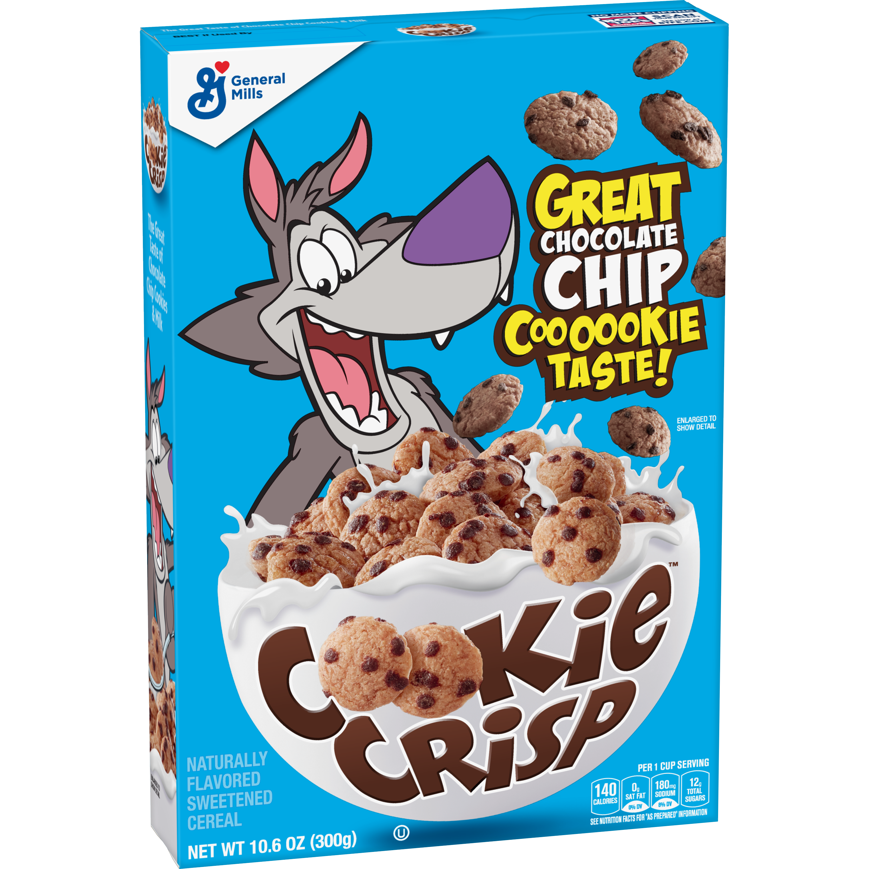 Cookie Crisp cereal box